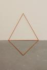 '6060' by Kate Terry © PHCA Kate Terry, 6060, powder coated steel, 60 x 60 cm, 2014