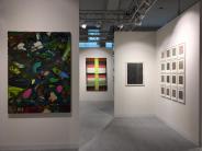 works by Andy Harper, Dillwyn Smith and David Connearn at VOLTA Basel 2019. © PHCA patrick-heide-volta19-basel-boothshot-4