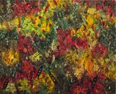 'Apicomplexa' by Andy Harper @ PHCA Andy Harper, Apicomplexa, oil on canvas, 83 x 102 cm, 2020