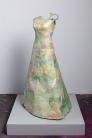Susan Stockwell, Cartographic Dress, Paper maps, 150 x 70 cm, 2019 @PHCA Susan Stockwell, Cartographic Dress, Paper maps, 150 x 70 cm, 2019
