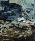 Dan Maciuca, Winter Lights Game, Oil on canvas, 150 x 130 cm, 2016 Dan Maciuca, Winter Lights Game, Oil on canvas, 150 x 130 cm, 2016