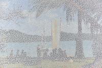 Elysium by Jonathan Callan @PHCA Jonathan Callan, Elysium, Paper and needles, 114 x 89.5 x 6.5 cm, 2024 (3284)