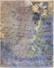 Call me Ishmael (SBACMI20240208) by Sophie Bouvier Ausländer @PHCA Call me Ishmael (SBACMI20240208) Gouache on waxed newspaper 72 x 57 cm 2024