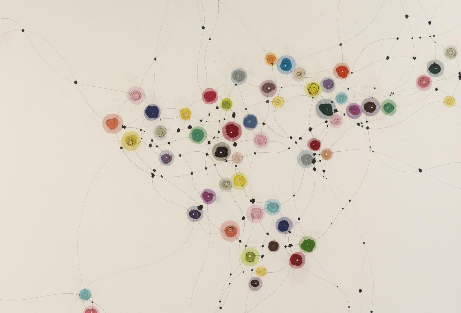 Minjung Kim, Predestination (20-060), Mixed media on mulberry Hanji paper, 132 x 191 cm.  2020