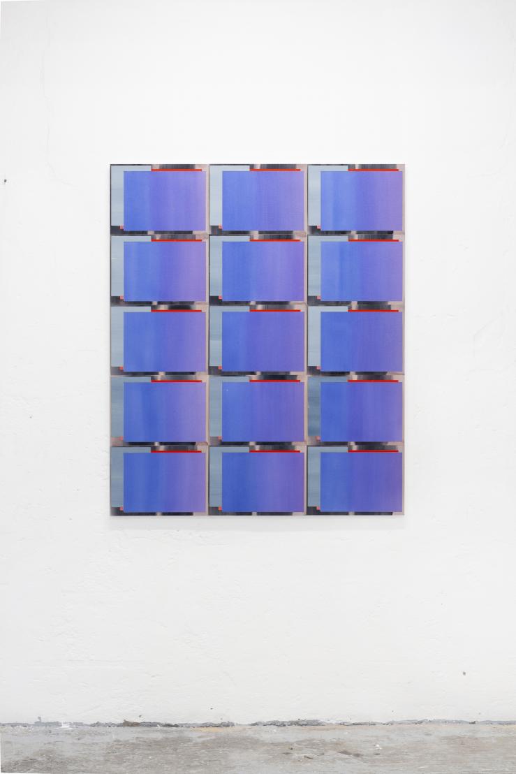 Amaya Suberviola, STSL-001, Watercolour and gouache on laser-cut paper on wood, 125 x 105 cm, 2022
