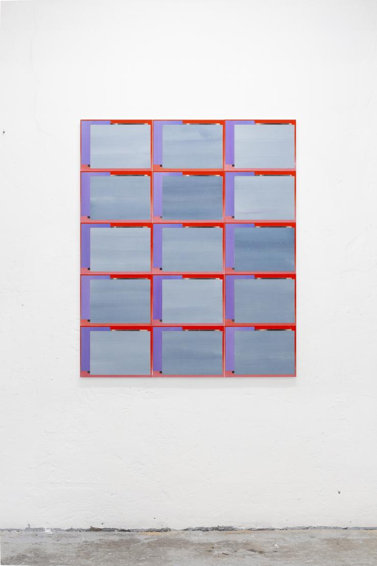 Amaya Suberviola, STSL-002, Watercolour and gouache on laser-cut paper on wood, 125 x 105 cm, 2022