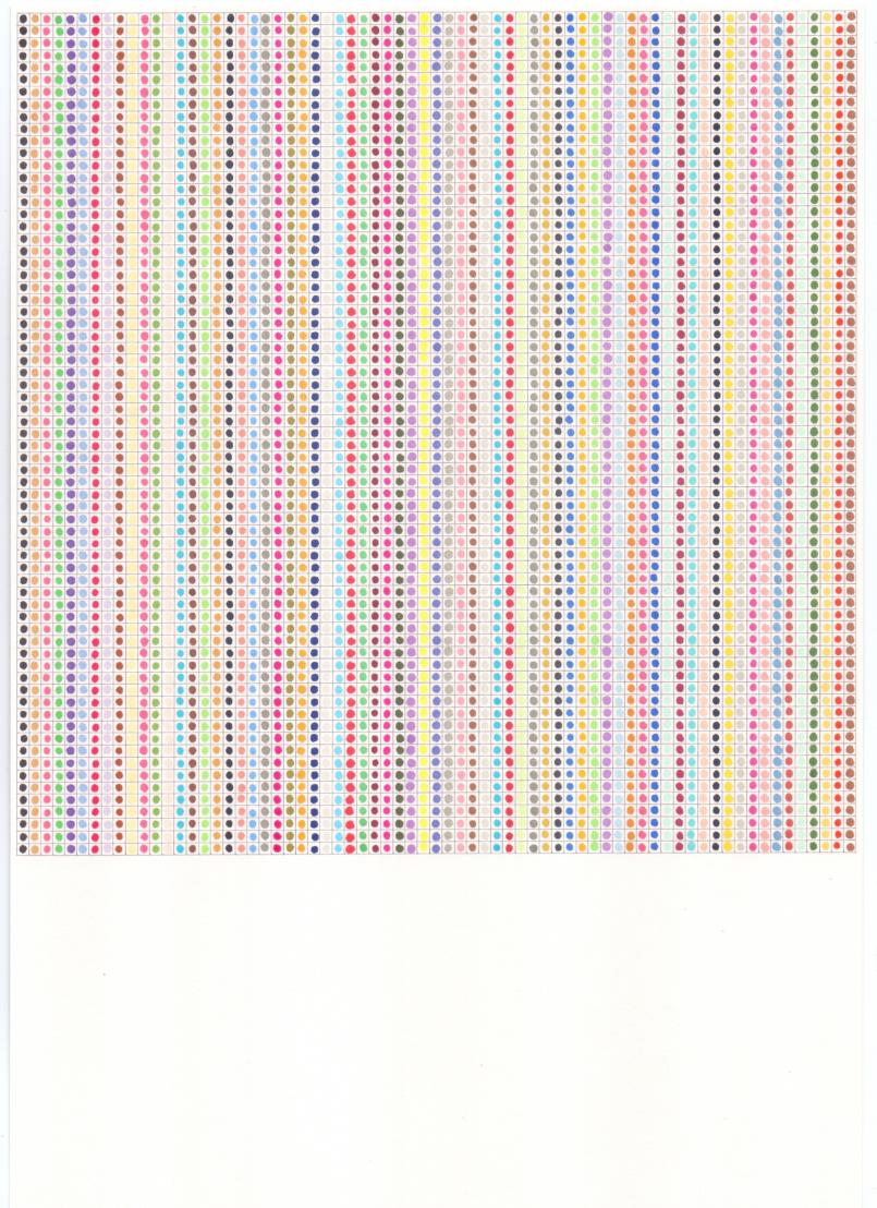 Károly Keserü, Untitled 2310321, XXth Century Series Bridget Riley meets Károly Keserü, Ink and graphite on Paper, 30 x 21 cm, 2023