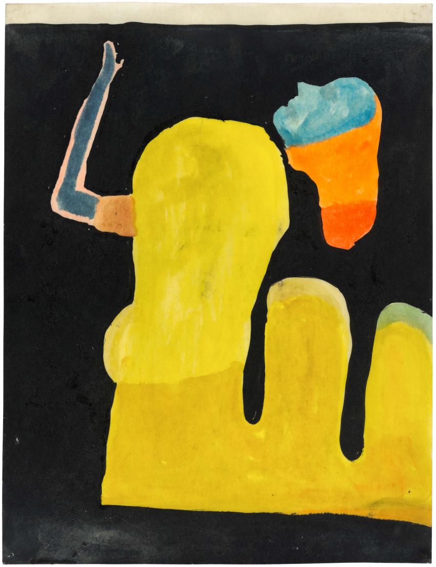 Martin Assig, St Paul #1063, Tempera & wax on paper, 39.3 x 30.5 cm, 2020