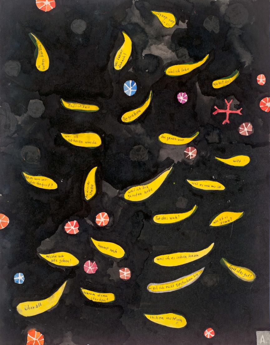 Martin Assig, St Paul #922, Tempera & wax on paper, 39.3 x 30.5 cm, 2018