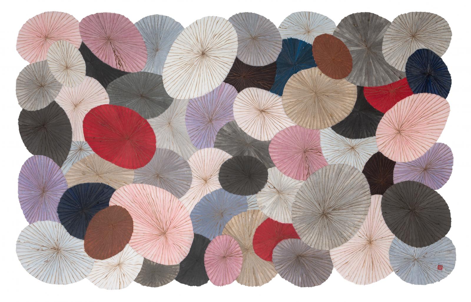 Minjung Kim, The Street (25-037S), Mixed media on mulberry Hanji paper, 85 x 135 cm, 2025.jpg