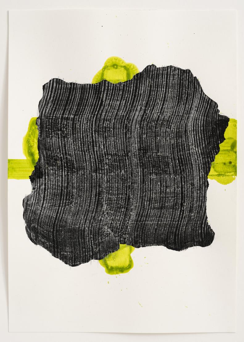 Thomas Müller, Untitled (PH 660), Silver coloured pencil & ink on paper, 29.7 x 21 cm, 2026