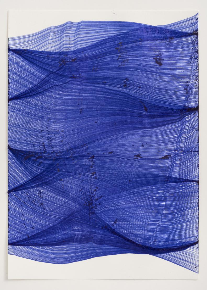 Thomas Müller, Untitled (PH 674), Ballpoint pen on paper, 29.7 x 21 cm, 2026