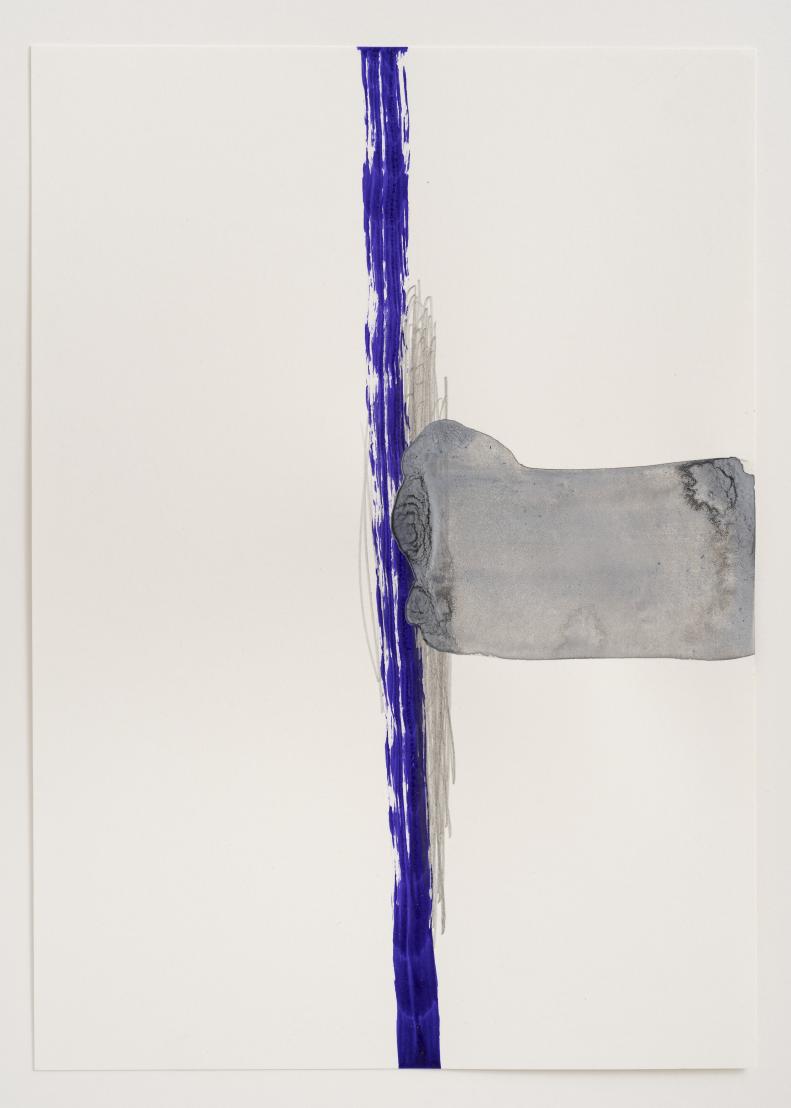 Thomas Müller, Untitled (PH 678), Pencil, ink and acrylic on paper, 29.7 x 21 cm, 2026