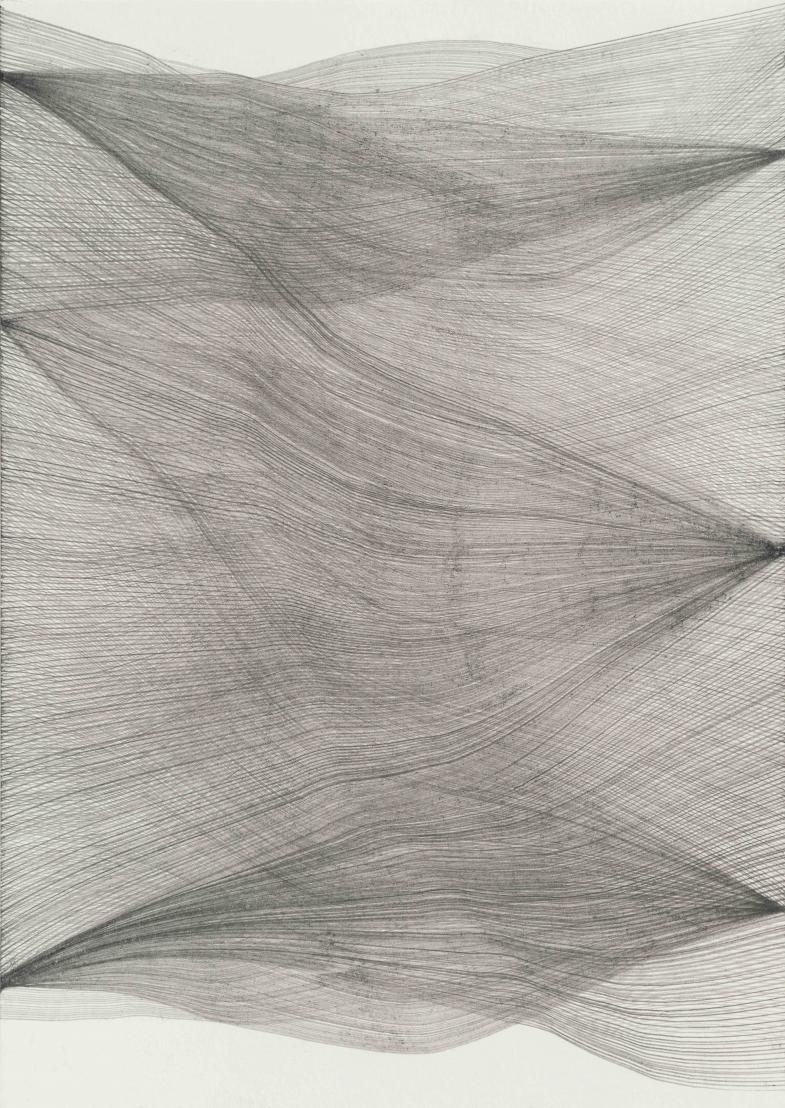 Thomas Müller, Untitled (PH 672), Pencil on paper, 29.7 x 21 cm, 2026