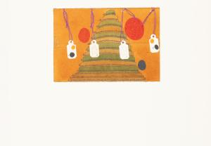 José Londoño, Untitled (11), Mixed media on paper, 35 x 28 cm, 2000-04
