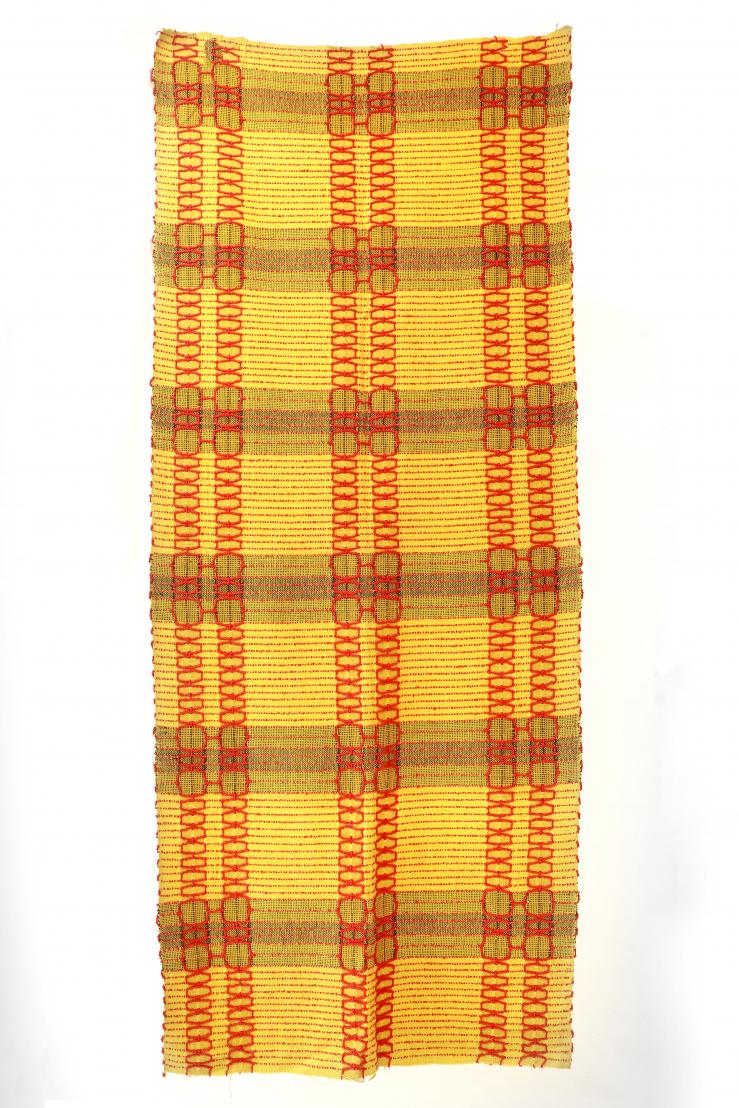 Ann Sutton, Length, Handwoven cotton, 180 x 66 cm, 1955
