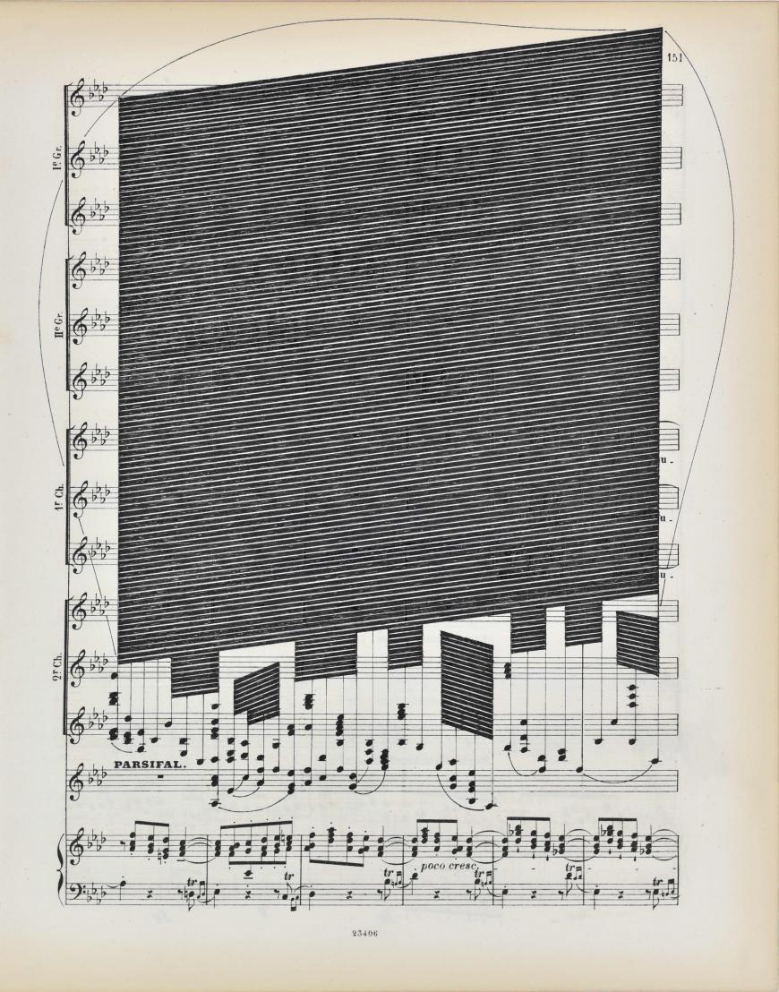 Jonathan Callan, 'Things I'll never hear, p.151.’, Paper, 33.5 x 26.5cm, 2022